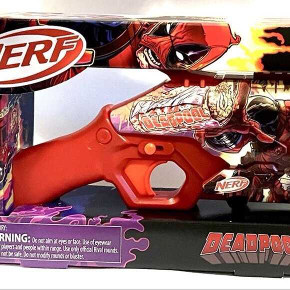 NEW Nerf Rival Marvel Deadpool Pump Action Shotgun Blaster + 16 Rounds *Retired - Picture 4 of 7